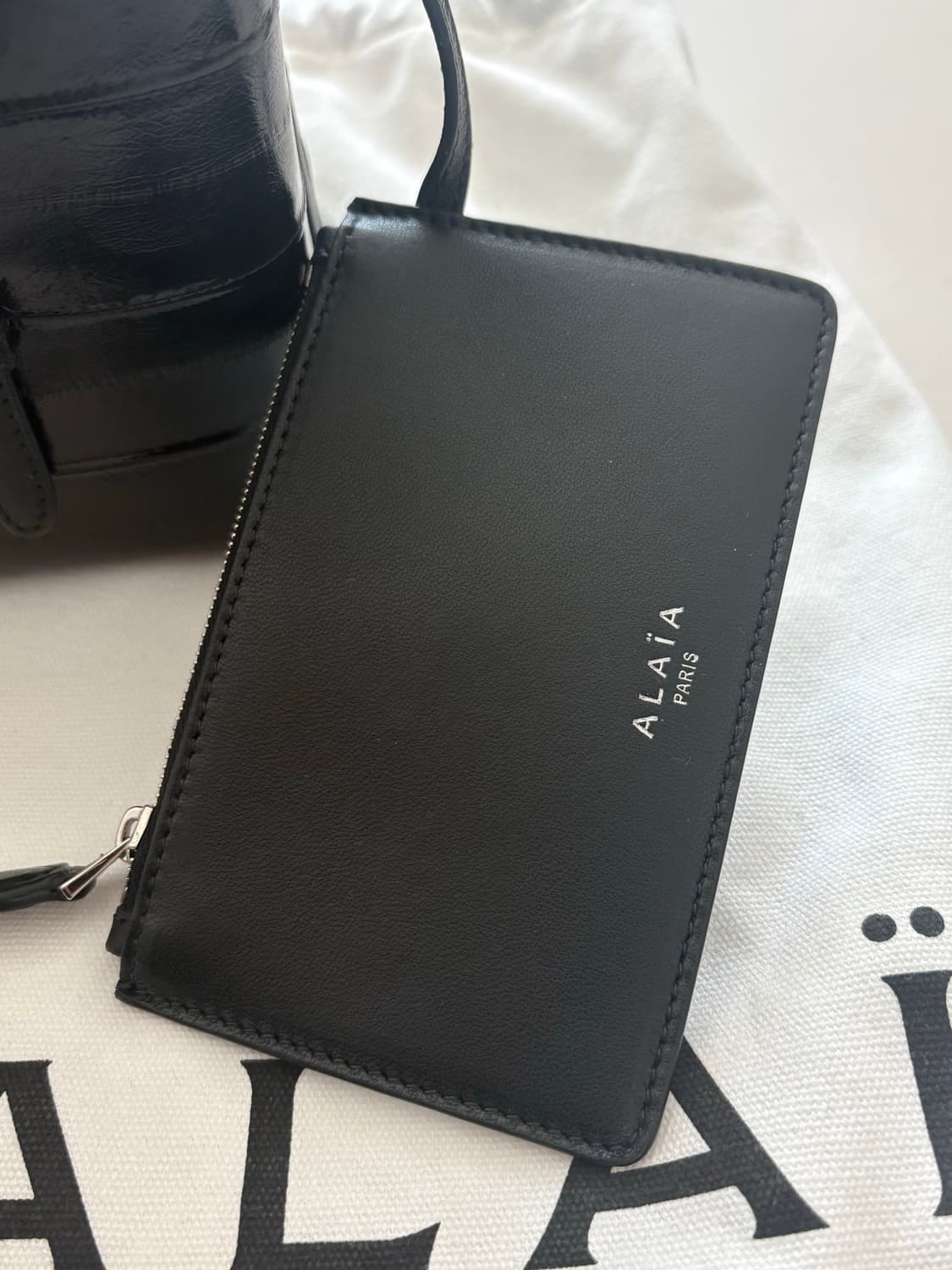 알라이아백 미나 20 장어가죽 백 (새상품)  상품이미지5