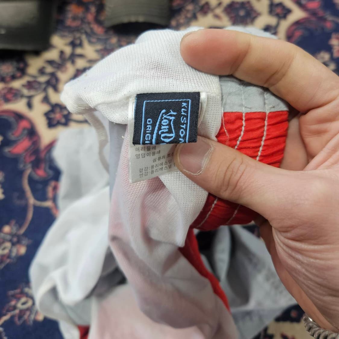 본터치(Vondutch) 00's 빽 레터링 반바지 쇼츠 상품이미지5