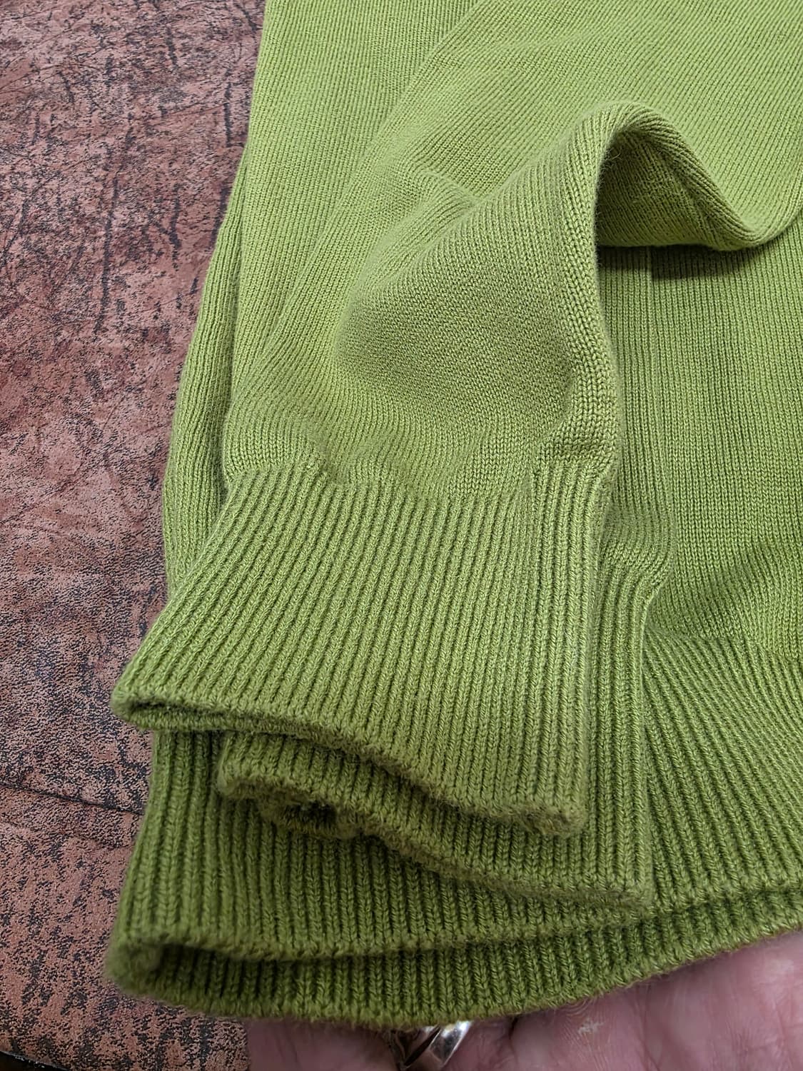 커스텀어클락 라운드넥 코튼 니트 상품이미지5