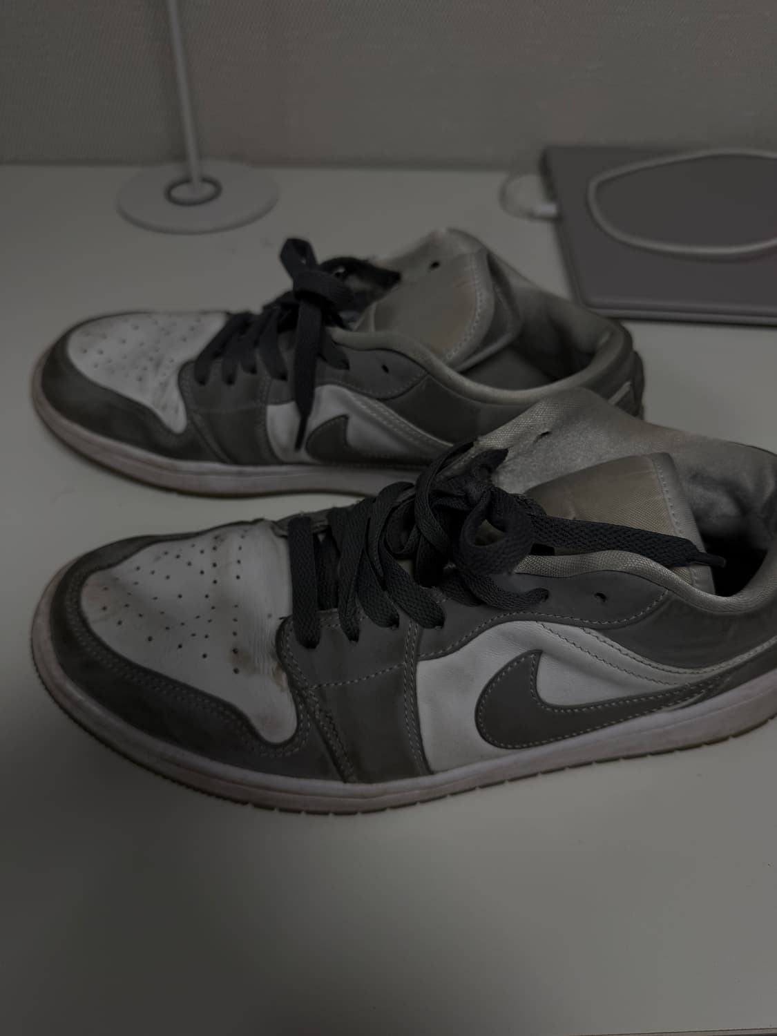 조던 1 로우 화이트 울프 그레이 285 상품이미지2