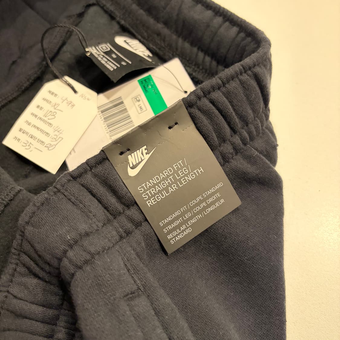 [XL] 나이키 NSW 검정 트레이닝 바지 스웻 팬츠 C471 상품이미지5