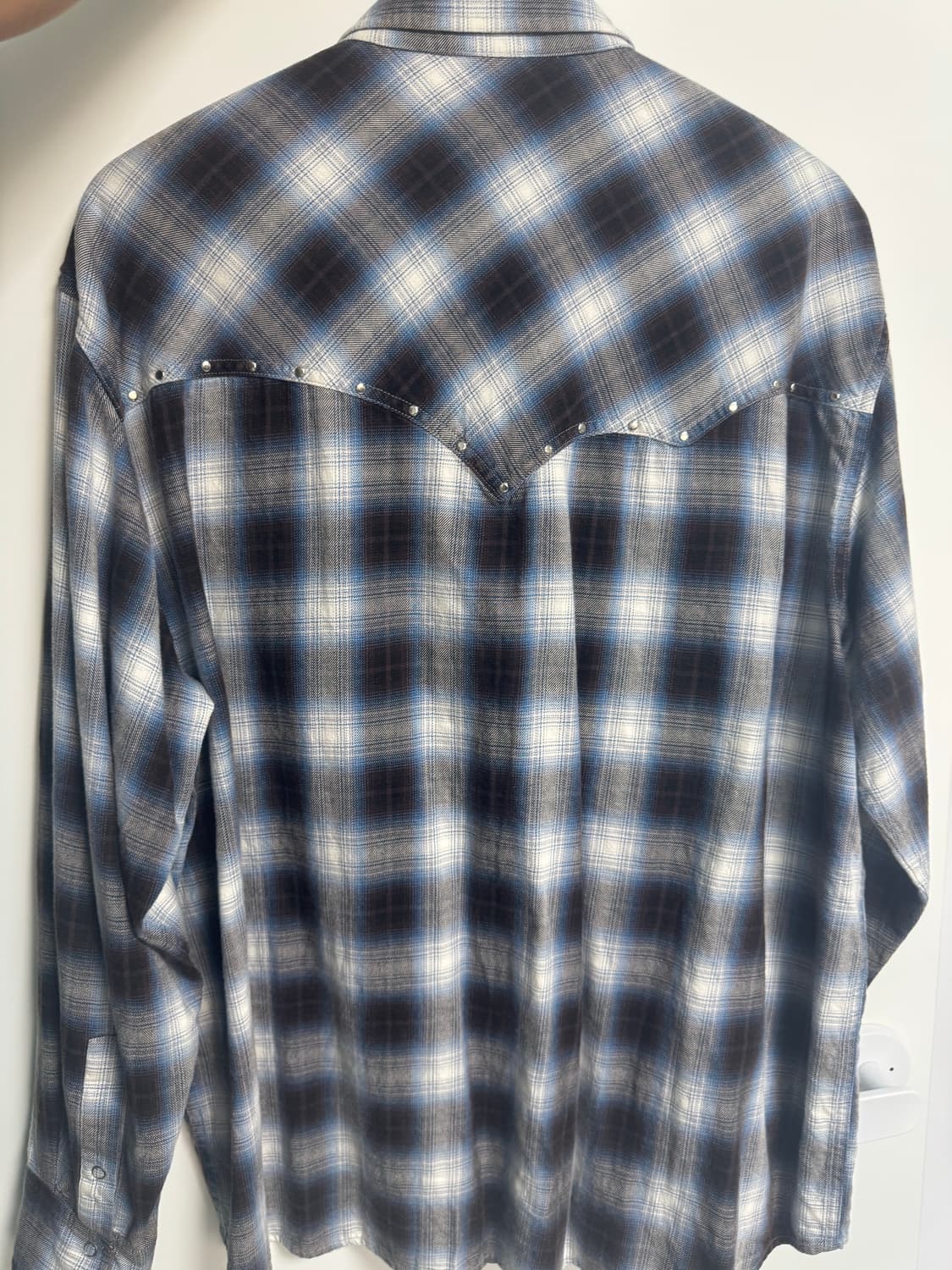 L9 웨스턴 체크 셔츠 사이즈 3 상품이미지4