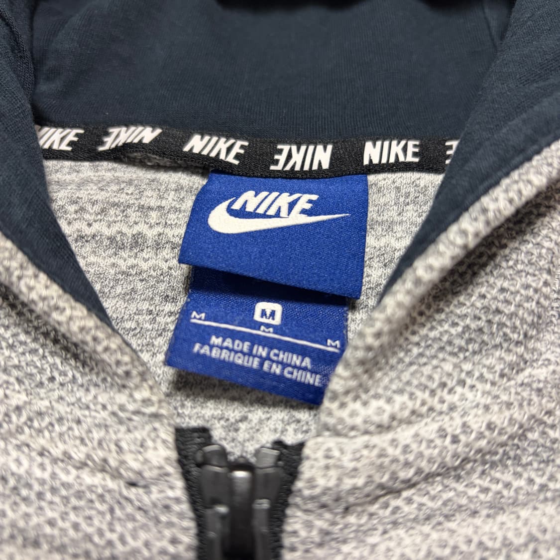나이키 멜란지 그레이 후드집업 상품이미지3