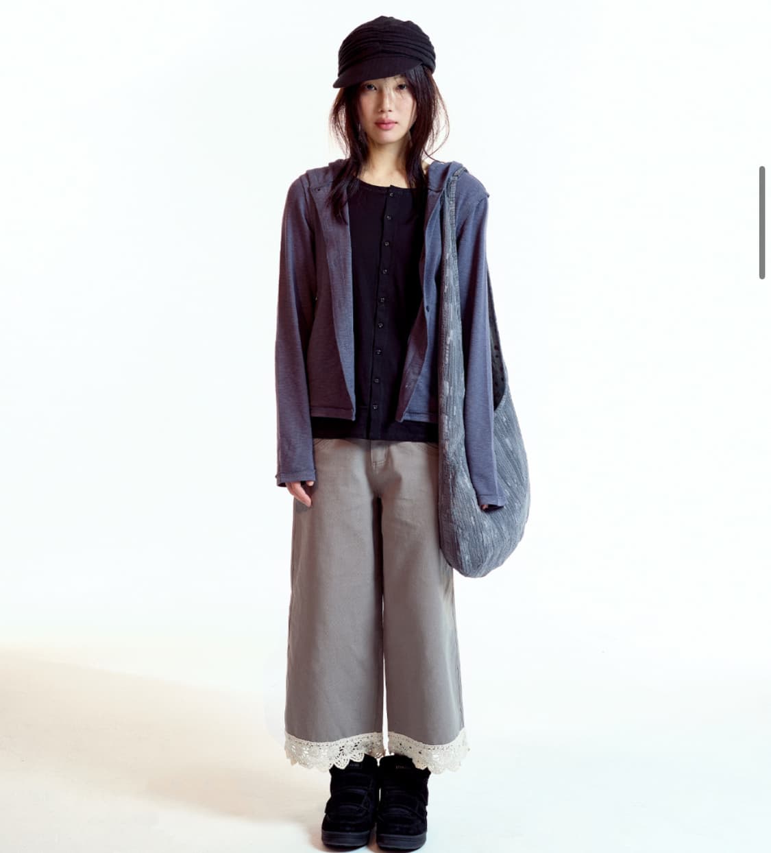 당일배송) 코이세이오 EMA 리버시블 크로스백 차콜 상품이미지1