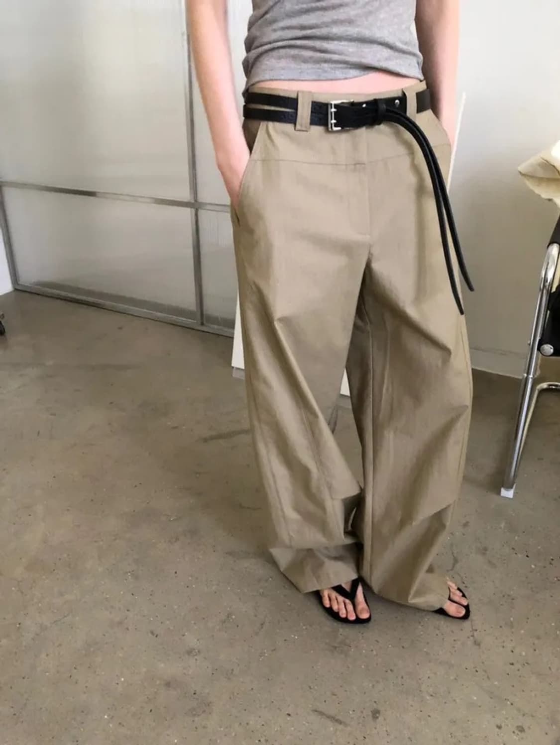 레이크 리오팬츠 베이지S 상품이미지1