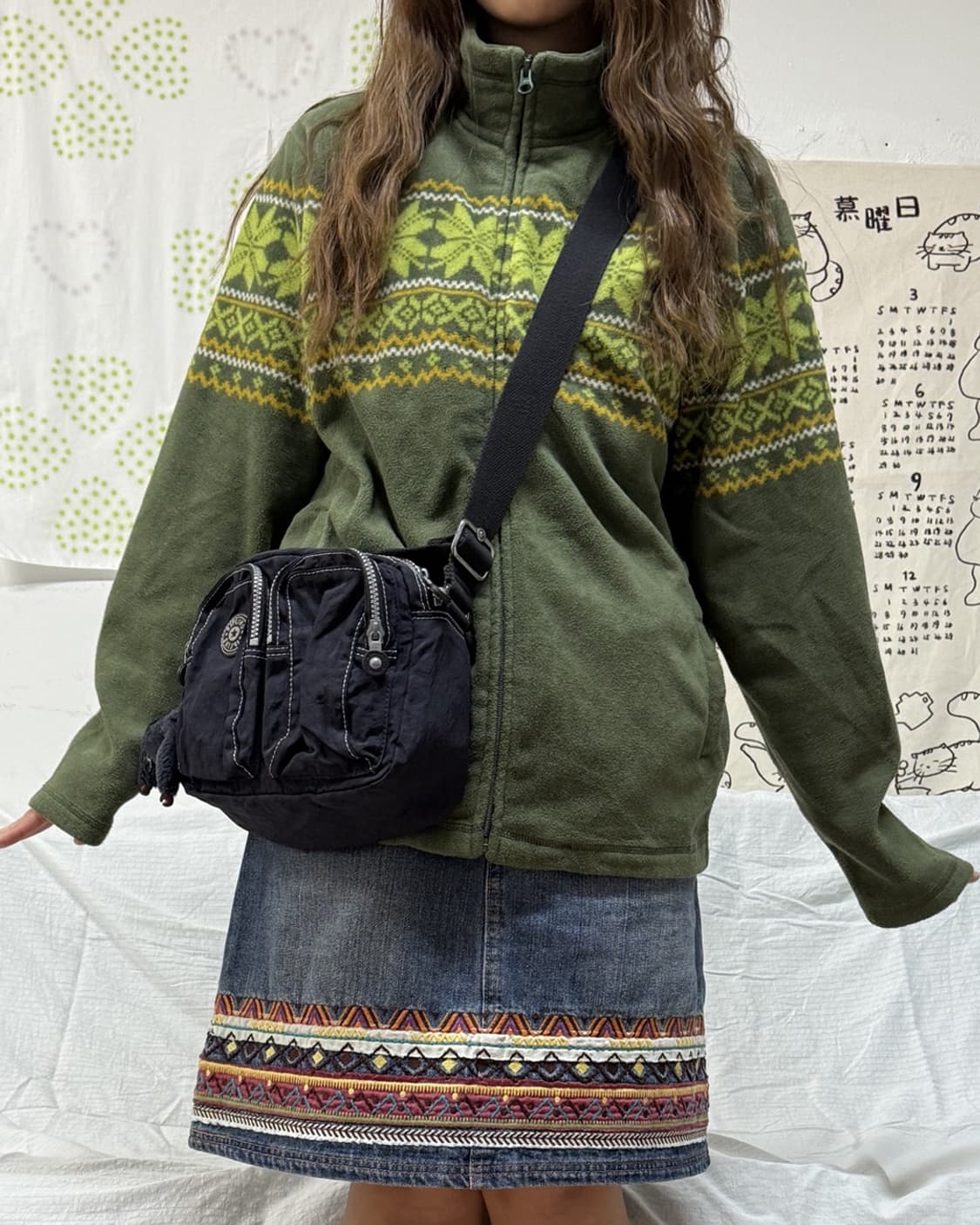 말차 눈꽃 후리스 플리스 상품이미지1