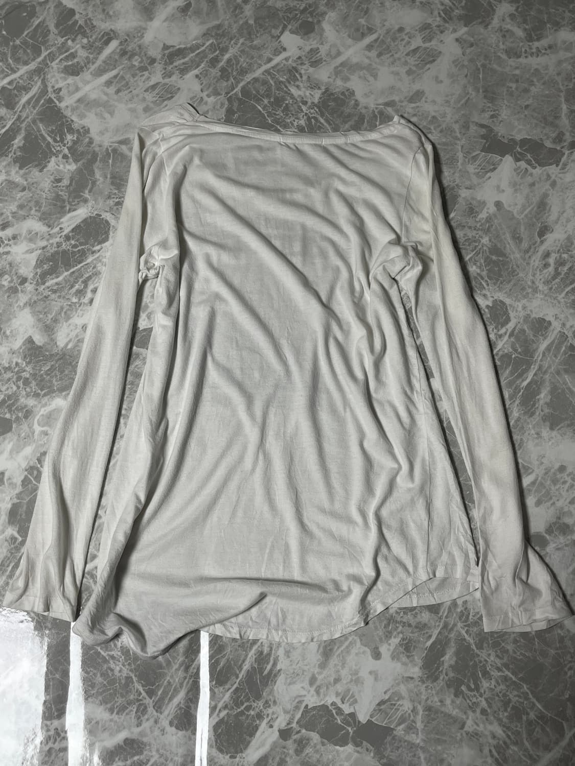 (Lowrys farm)u neck printing sleeve t 상품이미지5