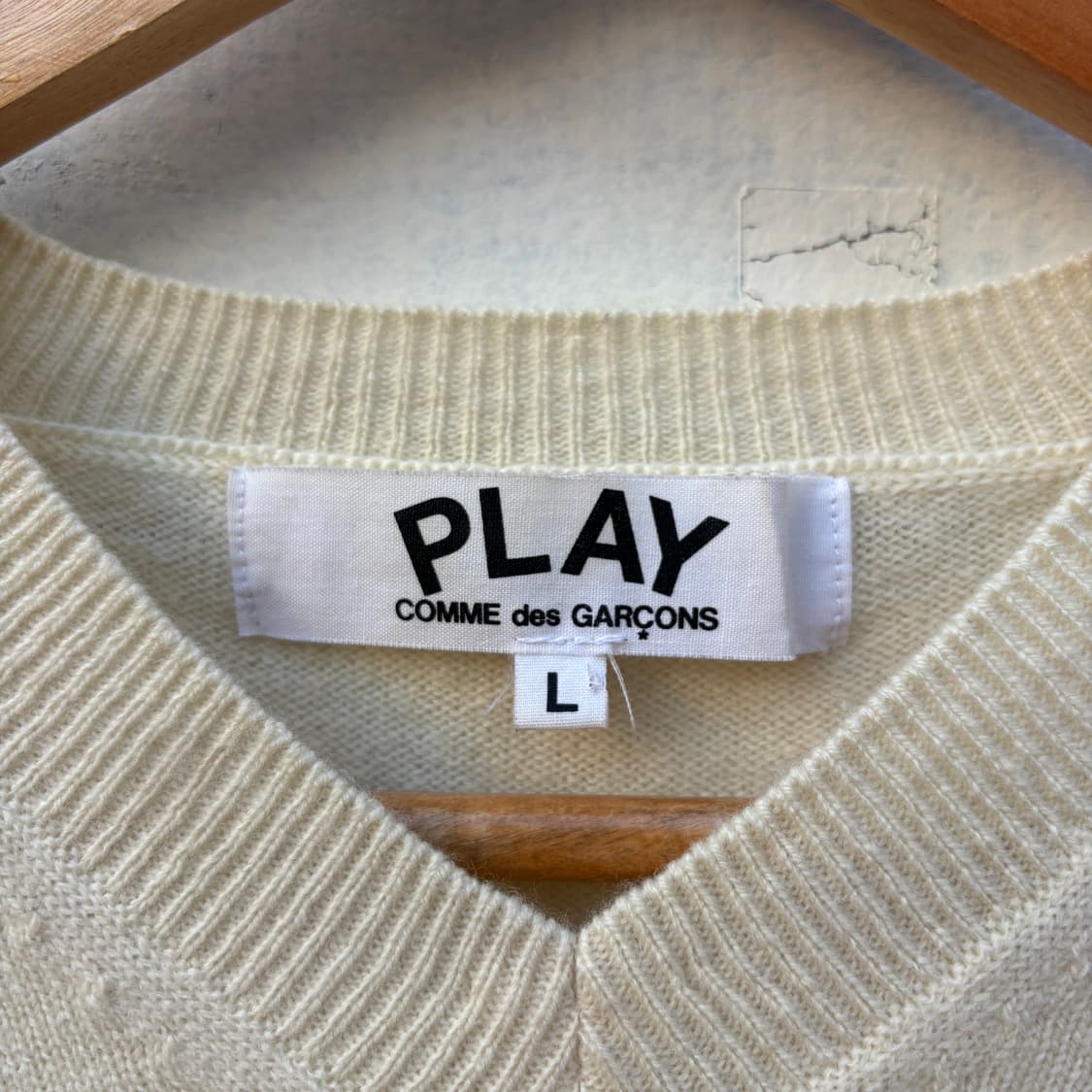 Comme des Garcons 꼼데가르송 울 브이넥 니트 상품이미지8