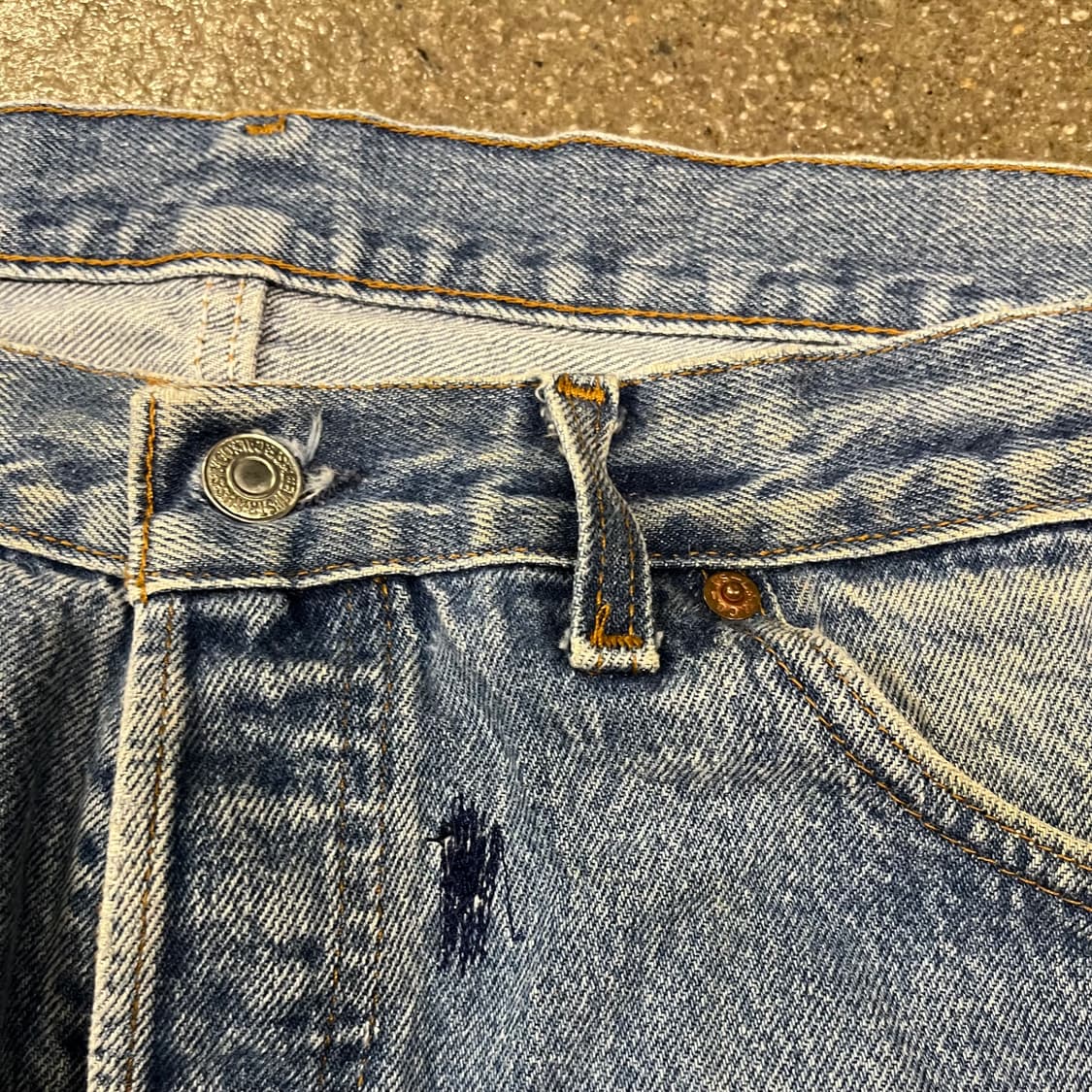 80s USA 리바이스501 데님 팬츠 (34“) 상품이미지3