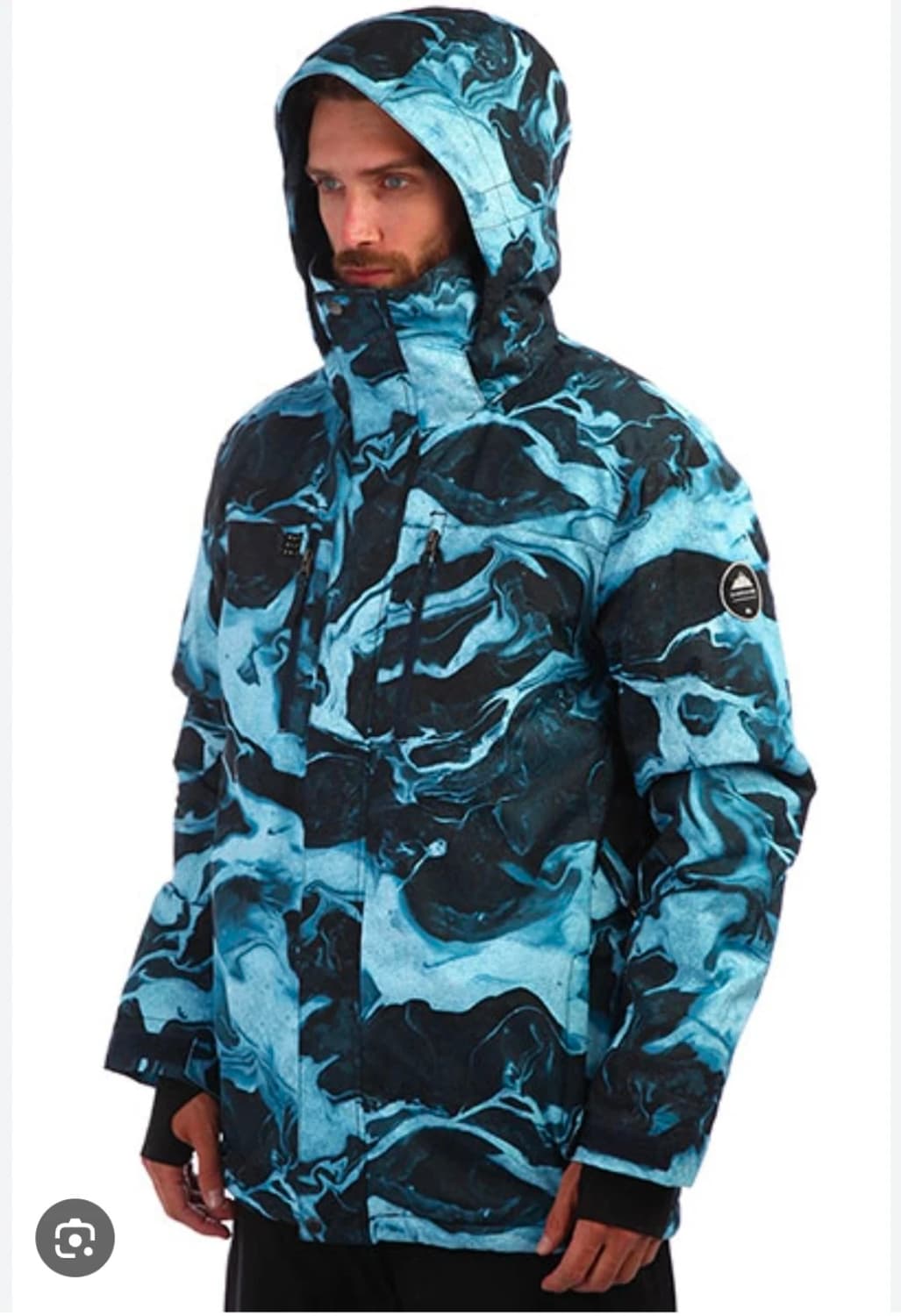 퀵실버 미션 프린트 스키 자켓 보드 자켓 상품이미지2