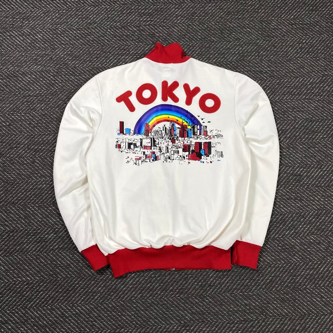 06s 아디다스 파이어버드 도쿄 백 로고 져지 자켓 M 상품이미지3