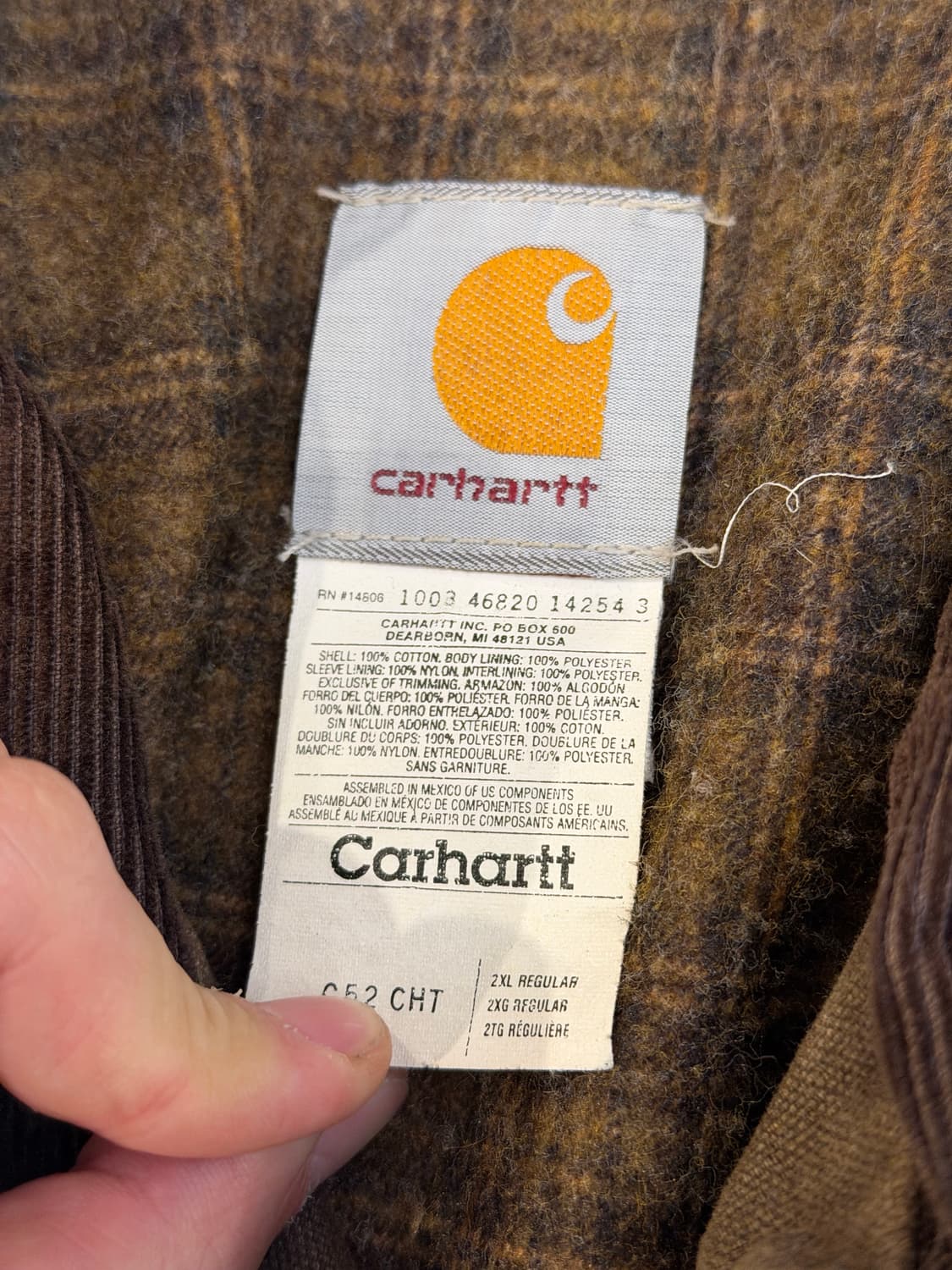 00s 칼하트 싼타페 투웨이 초어코트 워크자켓 C52 CHT 상품이미지7