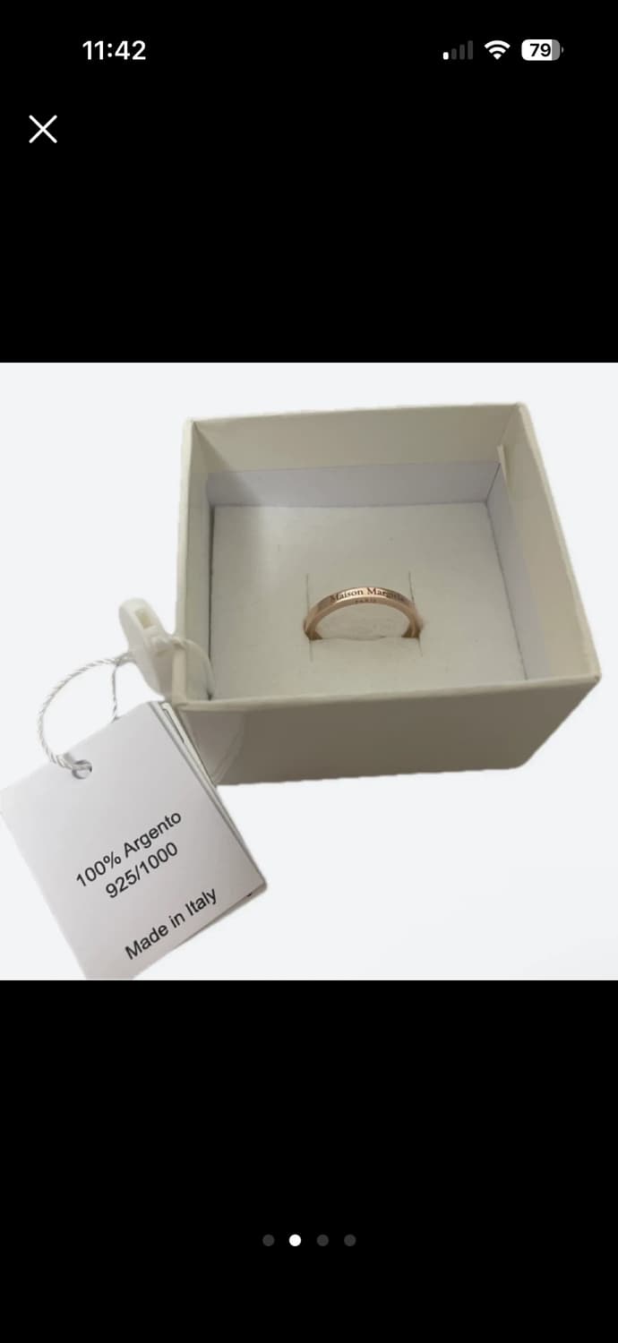 메종 마르지엘라 로고링 로즈골드 상품이미지2