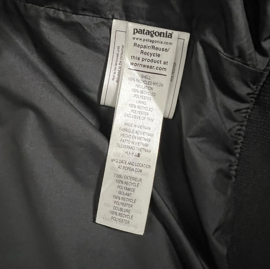 파타고니아 박스 퀼티드 후디 패딩 경량 패딩 블랙 XXL 2XL 상품이미지6