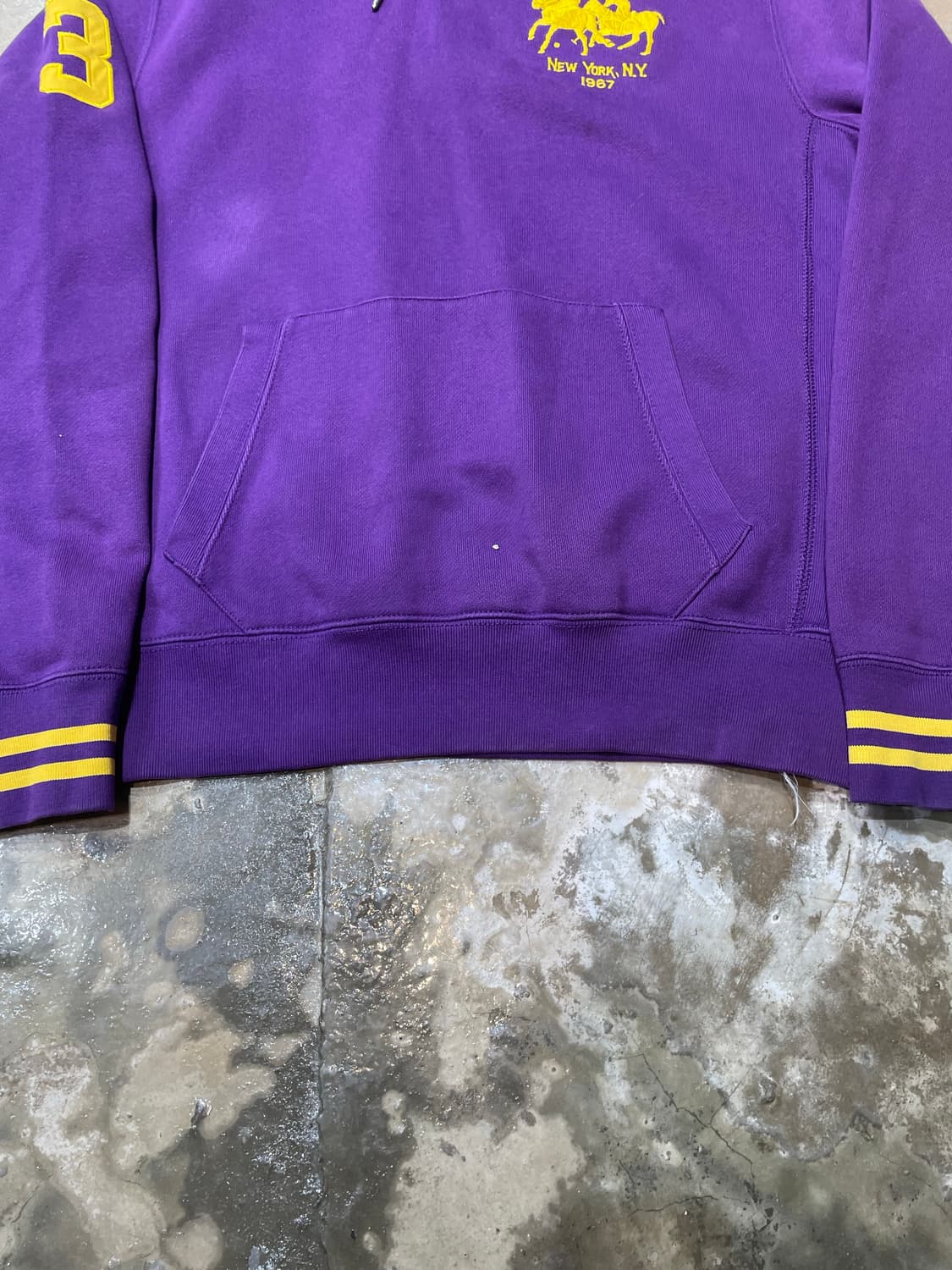 폴로랄프로렌 넘버3 퍼플후디  상품이미지4