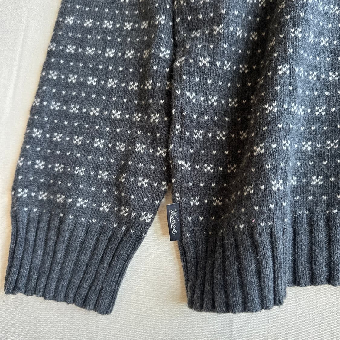 울린치 차콜그레이 울 니트 XL 상품이미지10