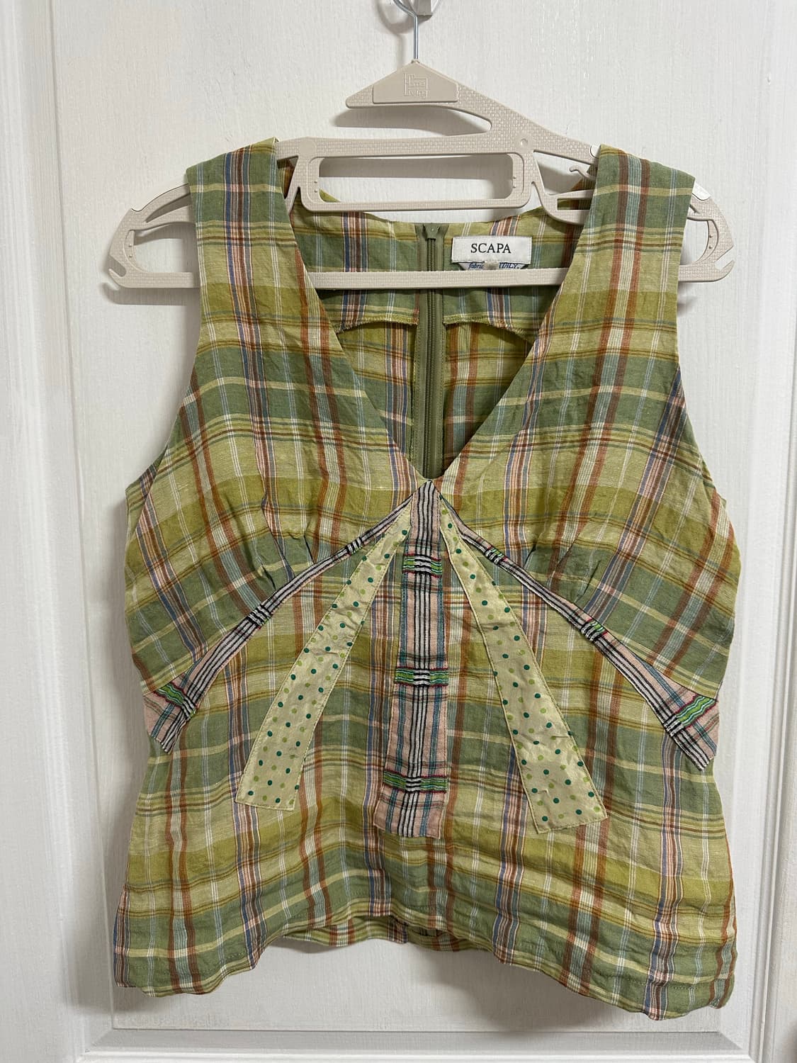 빈티지 패치워크 블라우스 상품이미지1