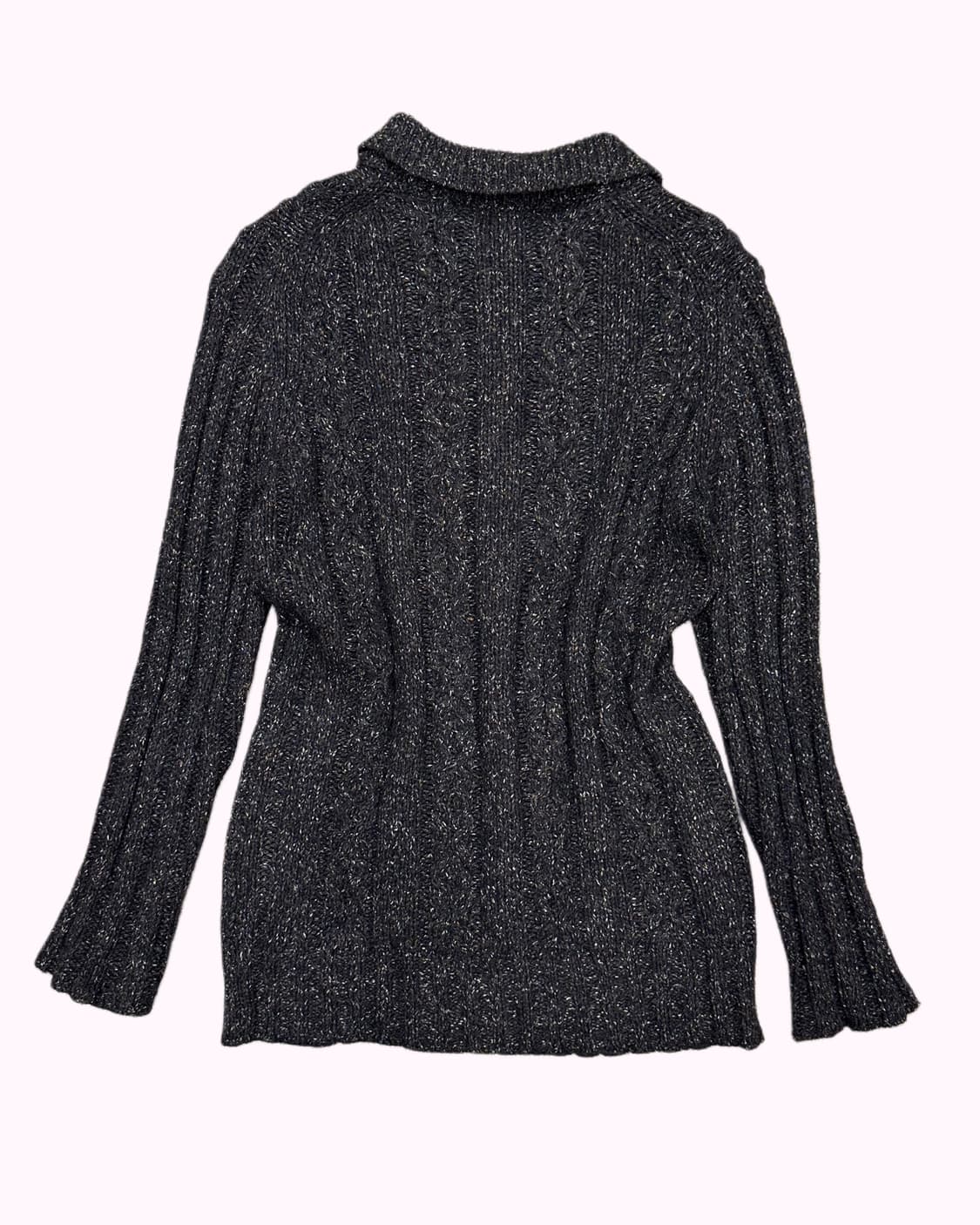 charcoal nap knit cardigan 상품이미지4