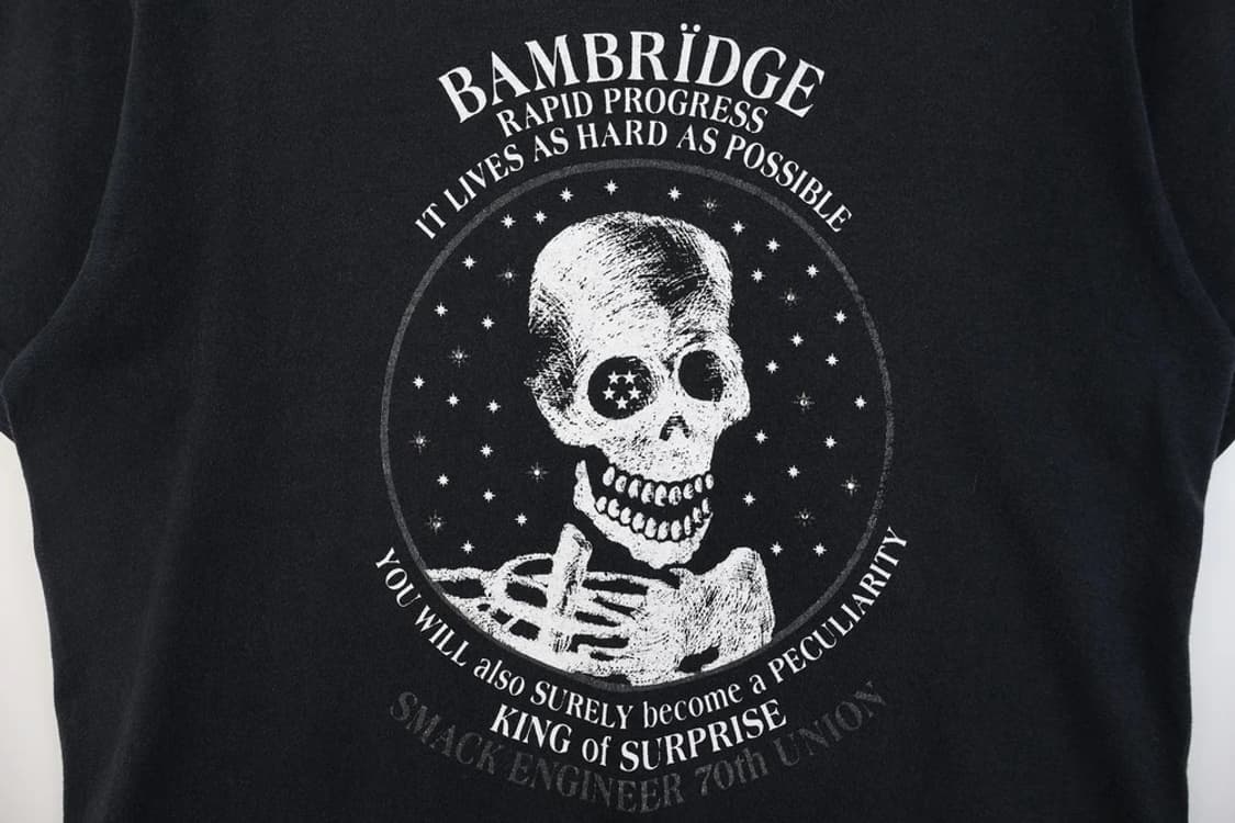 skull printing back lettering top 상품이미지5