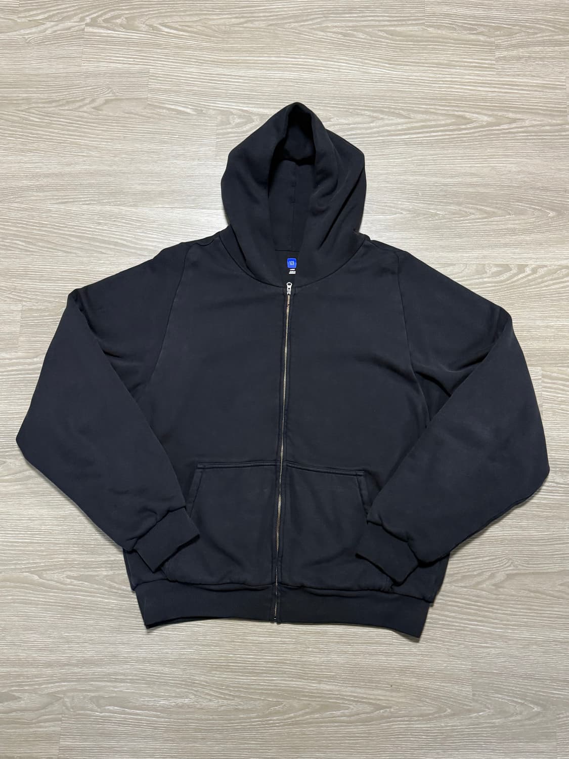 YZY 이지 갭 후드집업 블랙 L 상품이미지1