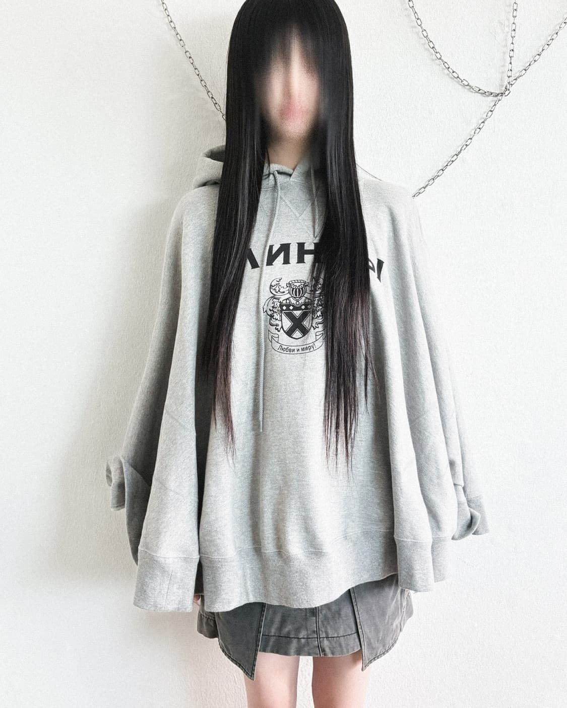 준야와타나베 꼼데가르송 러시안 판초 후디 상품이미지1