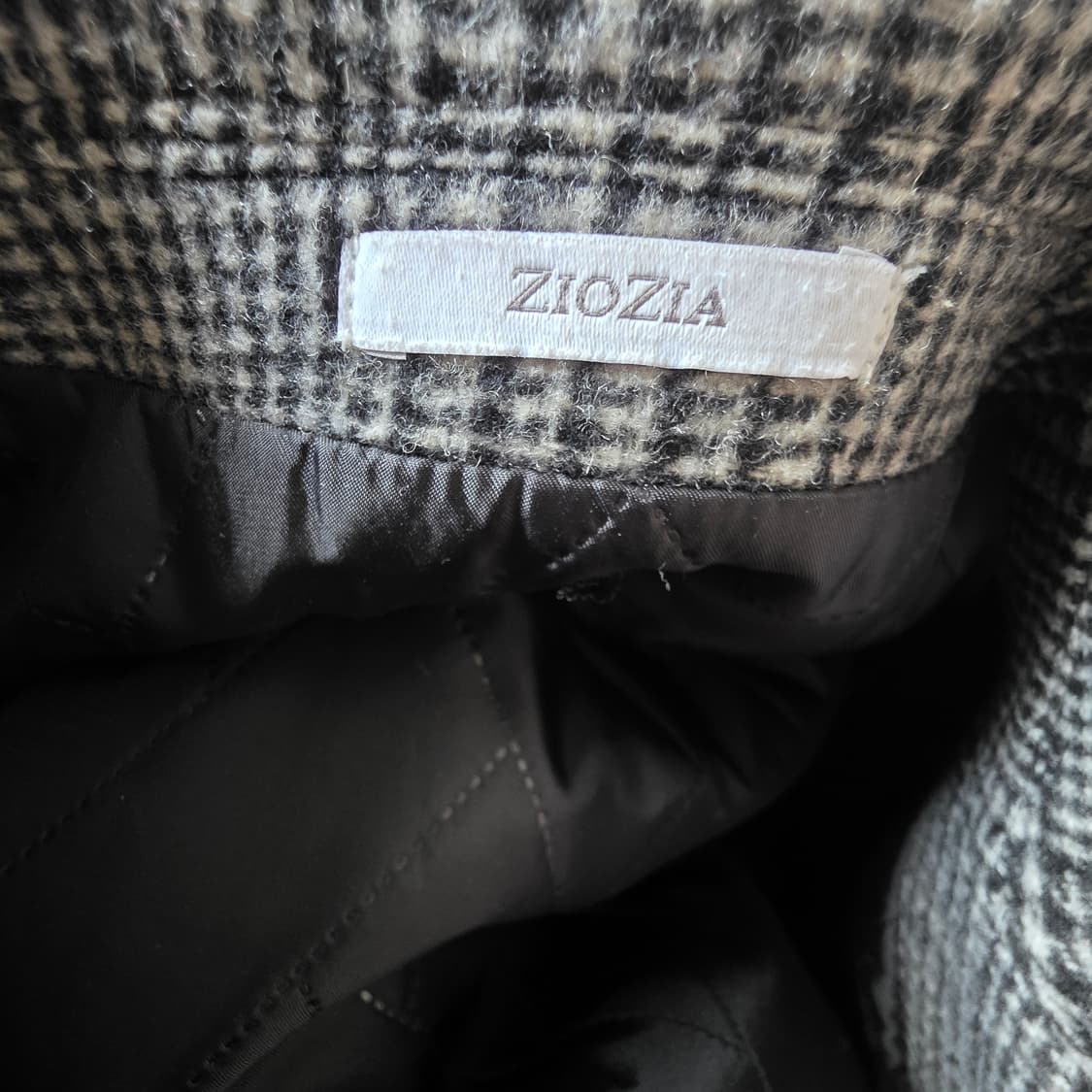 ZIOZIA 남성 체크 오버사이즈 코트 100 상품이미지2