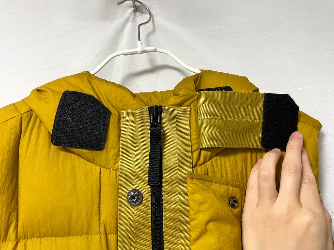 씨피컴퍼니 CPCOMPANY 고글후드 나일론 덕다운 패딩 베스트 조끼 상품이미지3