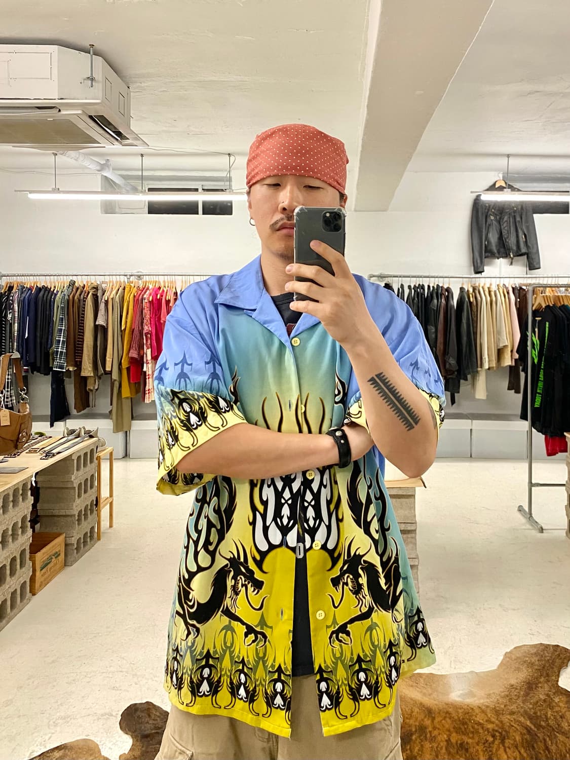 VTG tribal dragon shirts 빈티지 트라이벌 드래곤 셔츠 상품이미지1