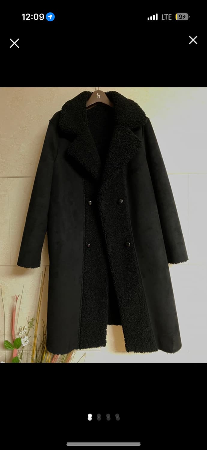 (상태최상) 블랙무스탕 상품이미지1