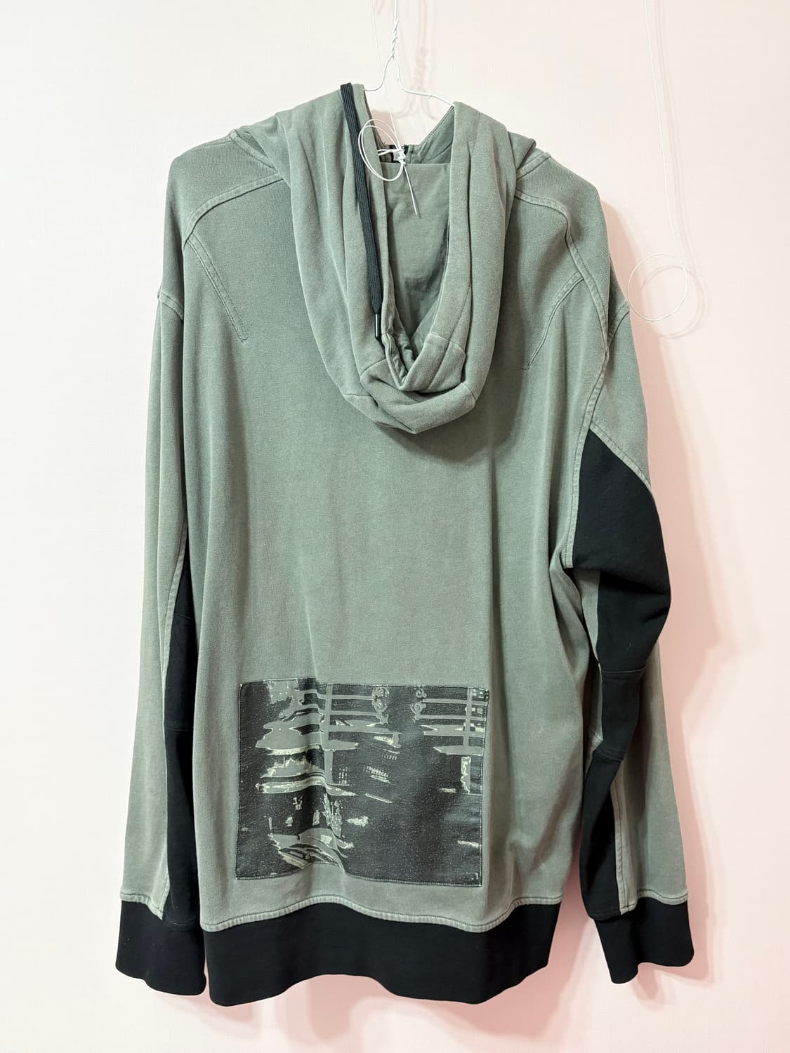 아르마니 익스체인지 카키 후드집업 상품이미지2