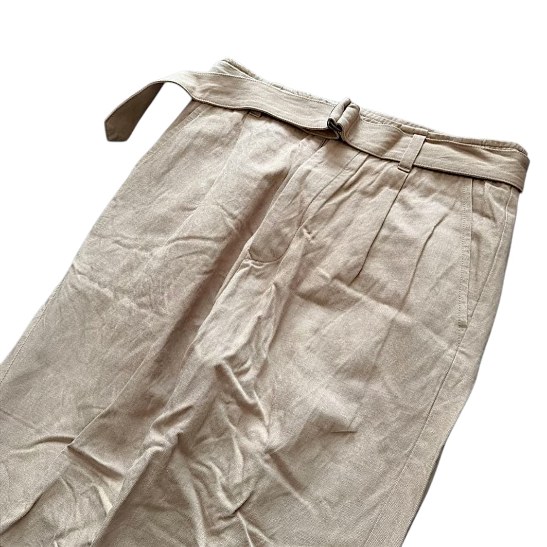 네스트로브컨팩트 도스킨 코튼린넨 벨티드 팬츠 상품이미지5