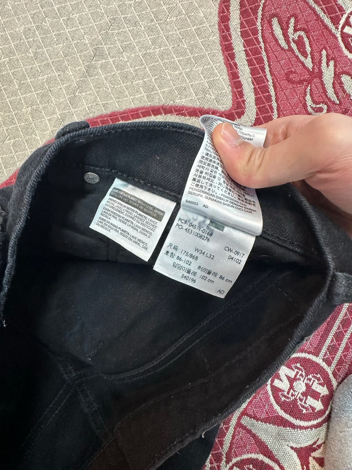 리바이스 블랙진  상품이미지7