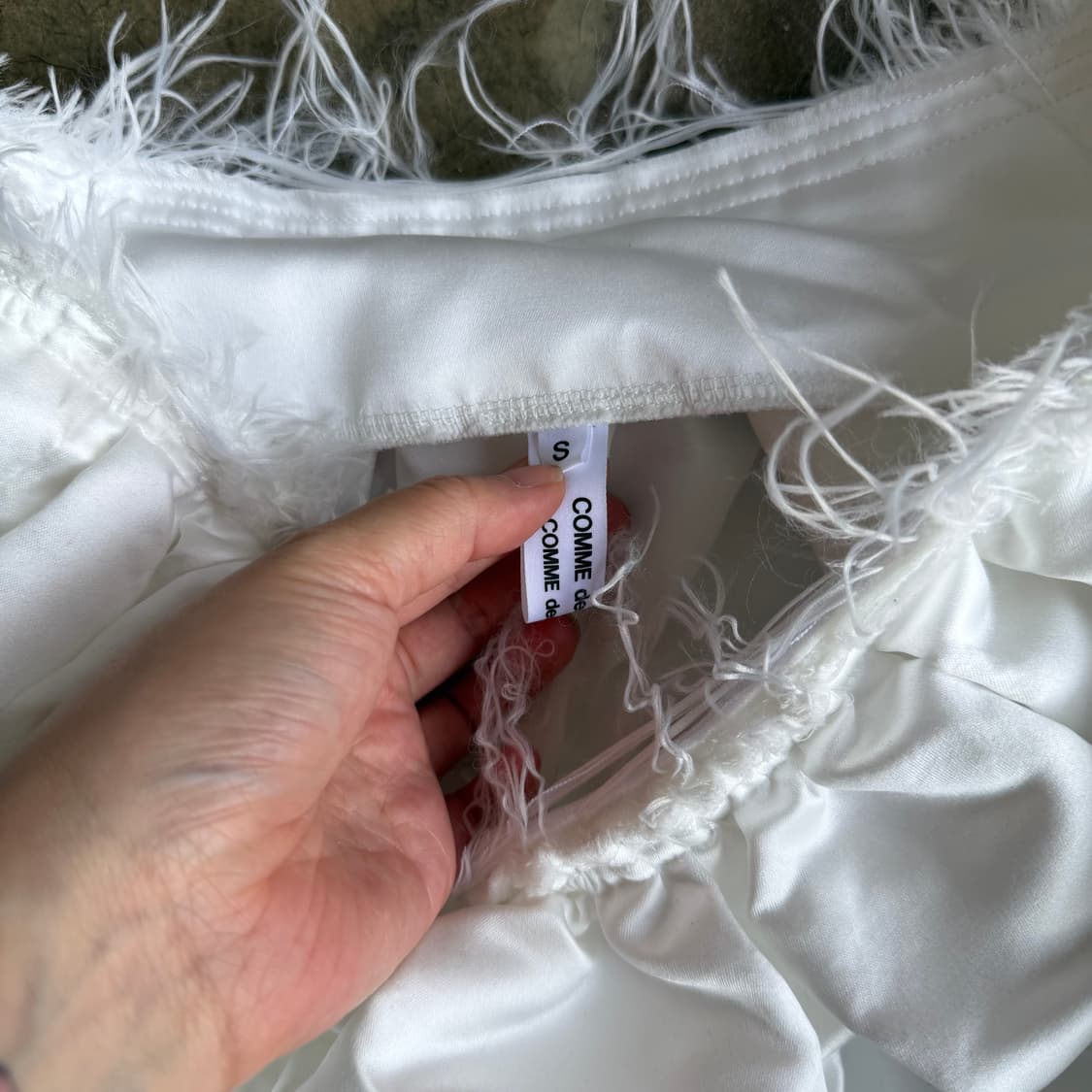 23aw 꼼데가르송 사틴 벌룬 팬츠 S 상품이미지3