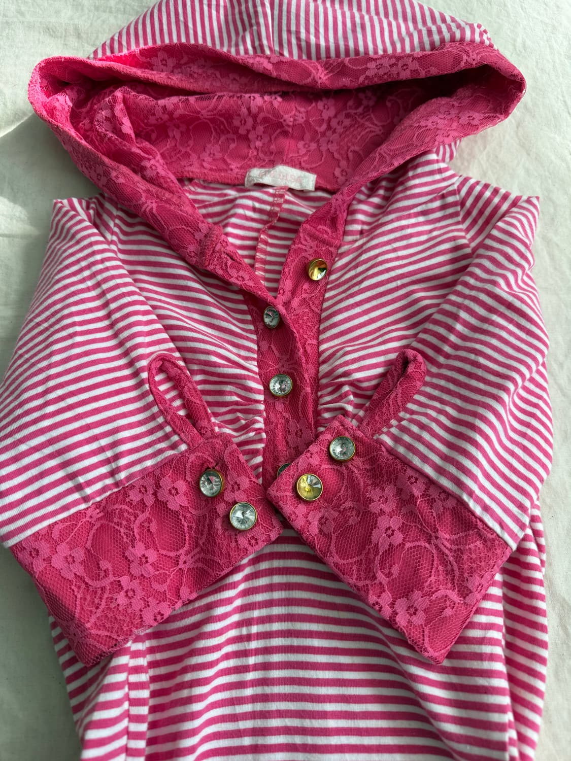 리즈리사 하이틴 갸루 y2k 딱붙 탑 상품이미지4