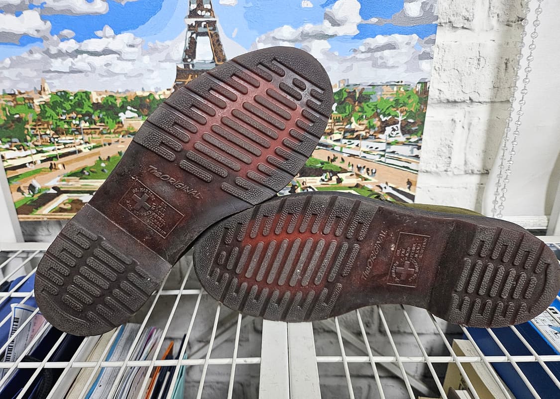 닥터마틴 2046 스웨이드 245~250 카키 남성여성 단화 SD96 상품이미지5