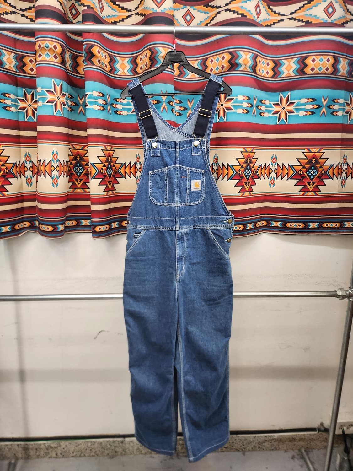 칼하트 Wip 데님 오버롤 상품이미지5