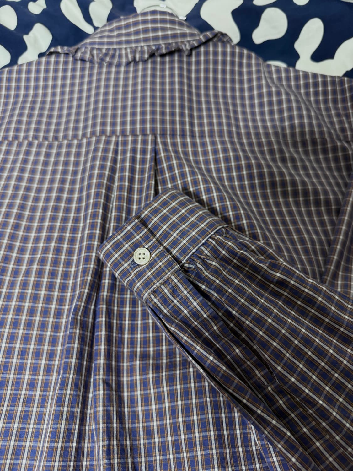 호쿠스포쿠스 Plum Check Trimming Shirt Dress 상품이미지9