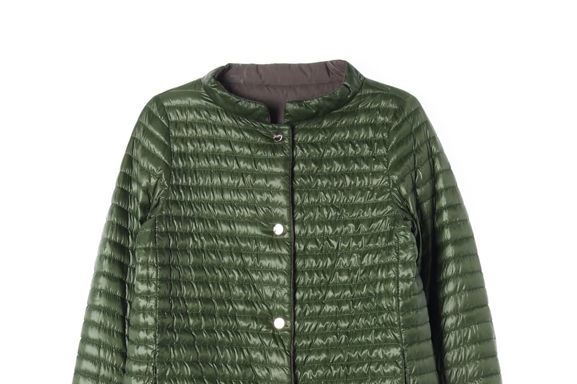 에르노 구스다운 그린 하프넥 하프 경량 패딩 다운 재킷 상품이미지3