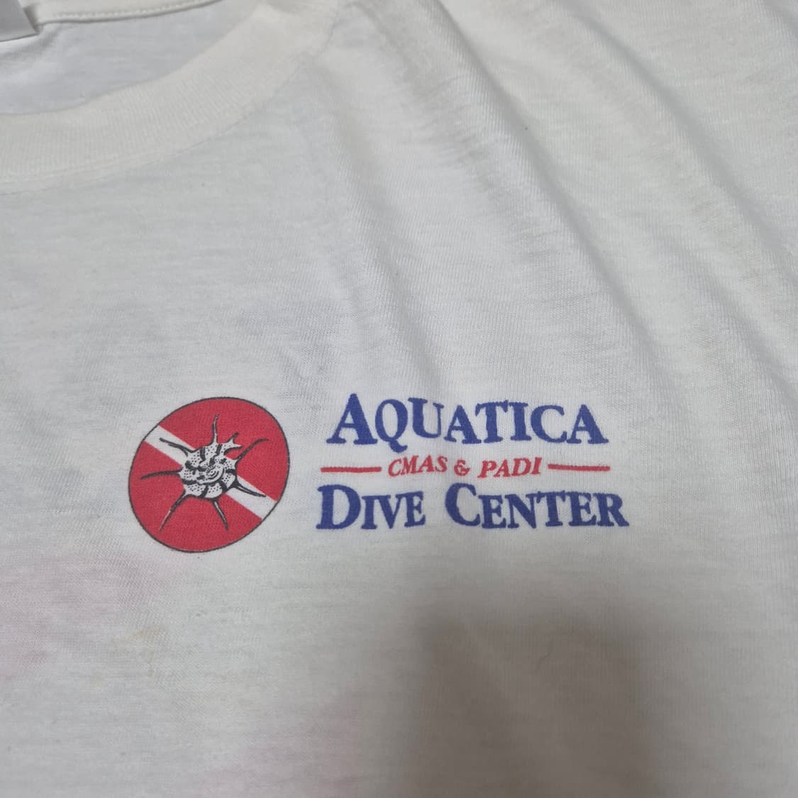 빈티지 TAHITI 서핑 아트웍 티셔츠 (3XL) 상품이미지3