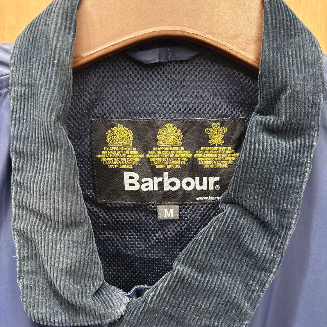 바버 라이트 웨이트 애시비 자켓 코듀로이 골덴 카라 포켓 디테일 네이비 상품이미지7