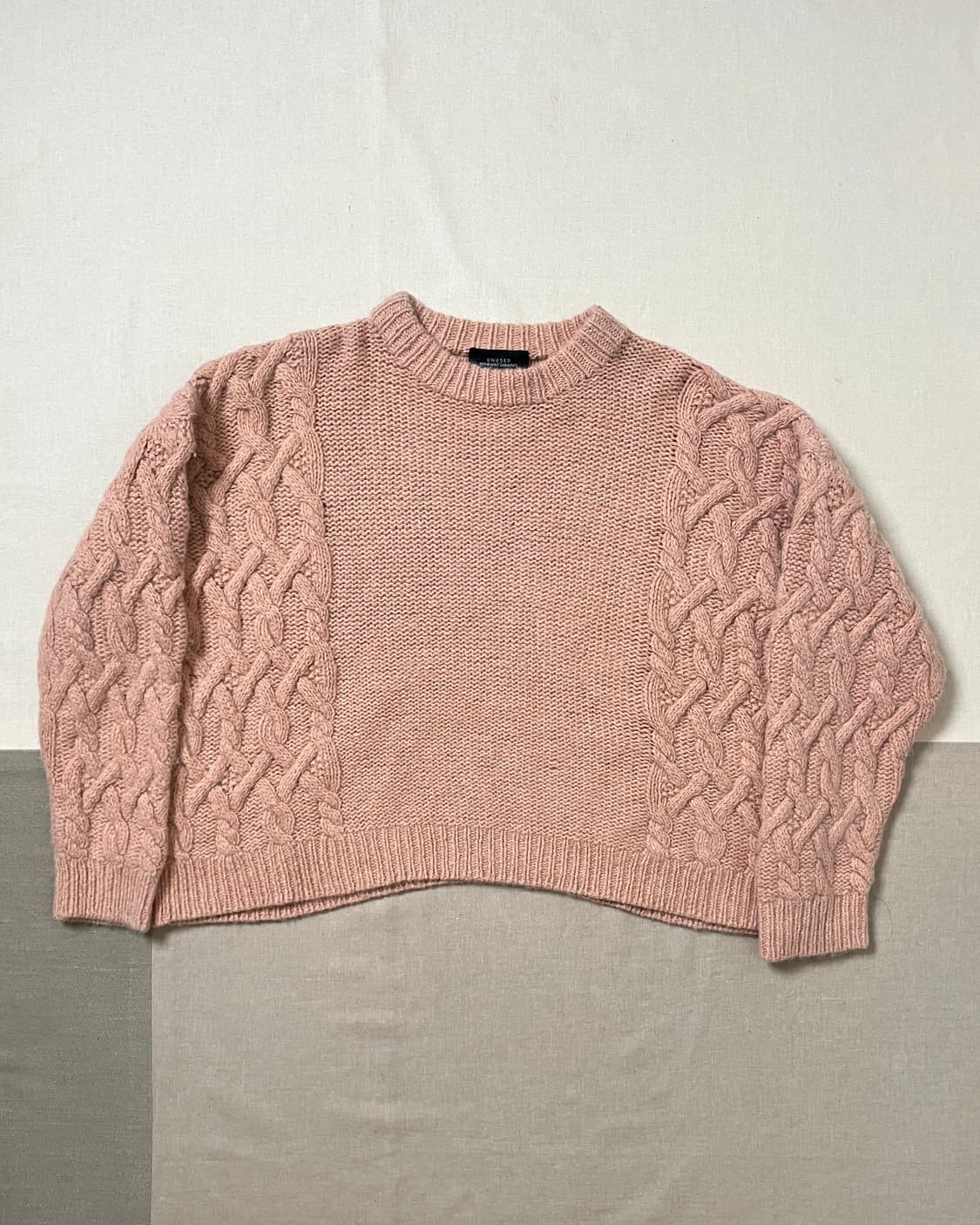 언유즈드 21aw 핸드 니트 스웨터 unused  상품이미지1