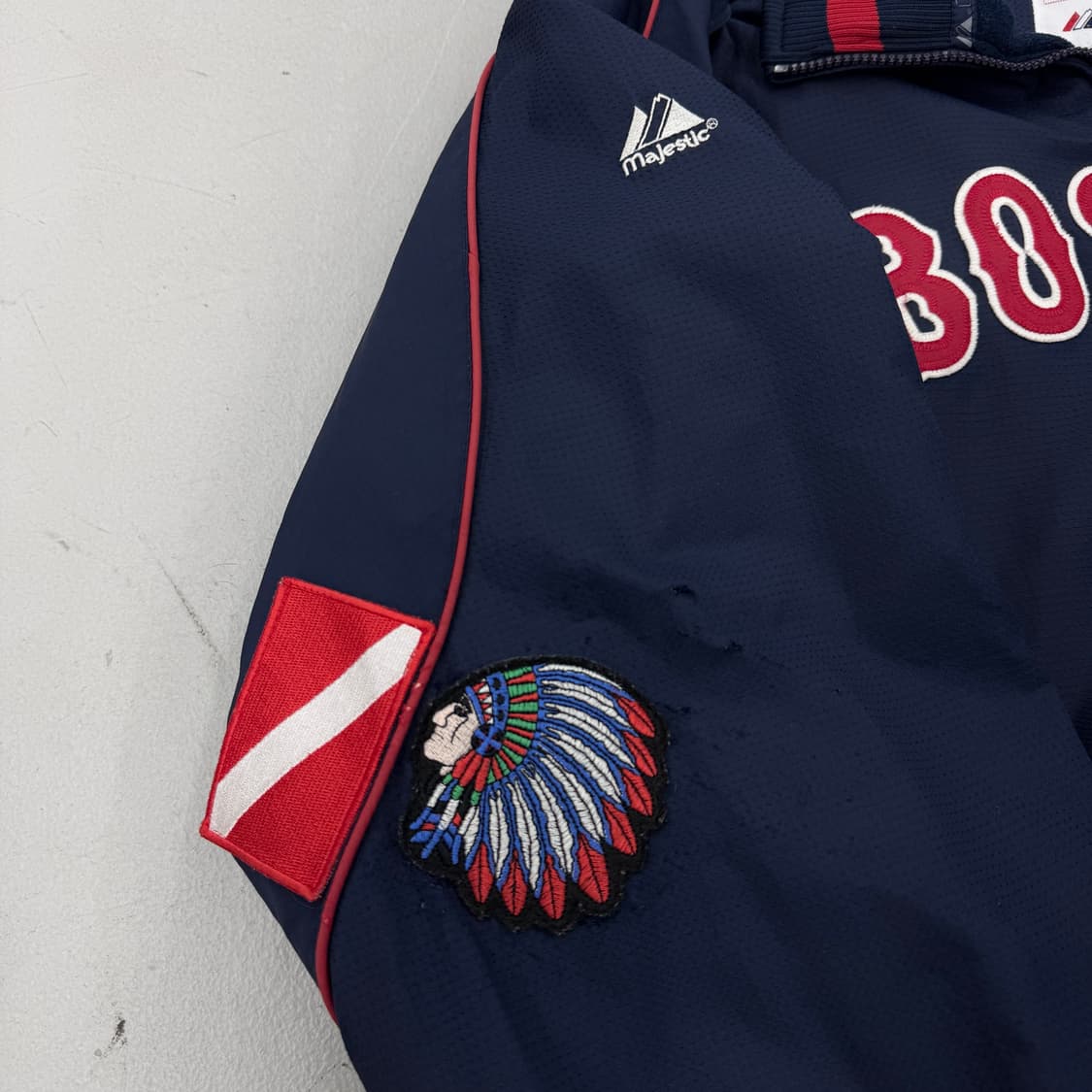 마제스틱 오왼 보스턴 레드삭스 베이스볼 올드스쿨 점퍼 자켓 상품이미지4