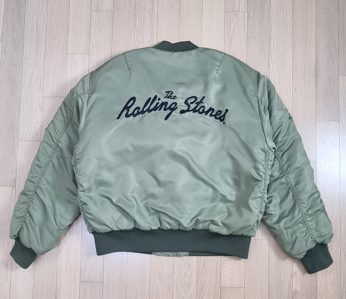 브라바도 더롤링스톤 IORR MA-1 점퍼 L _ 남성,사진확인 상품이미지5