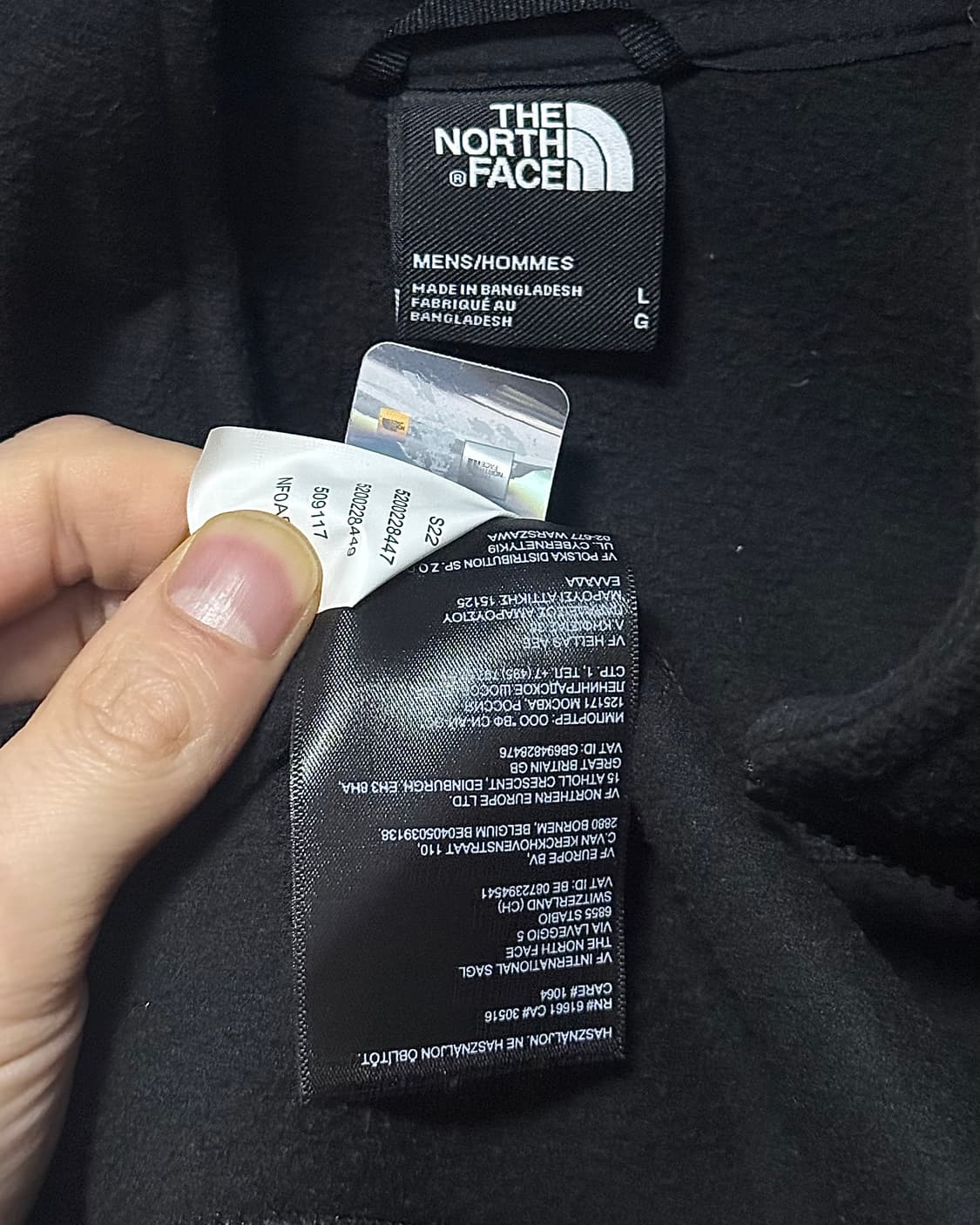 노스페이스 블랙 검정 후리스 플리스 집업 자켓 L 100 엄청 부드러움  상품이미지7