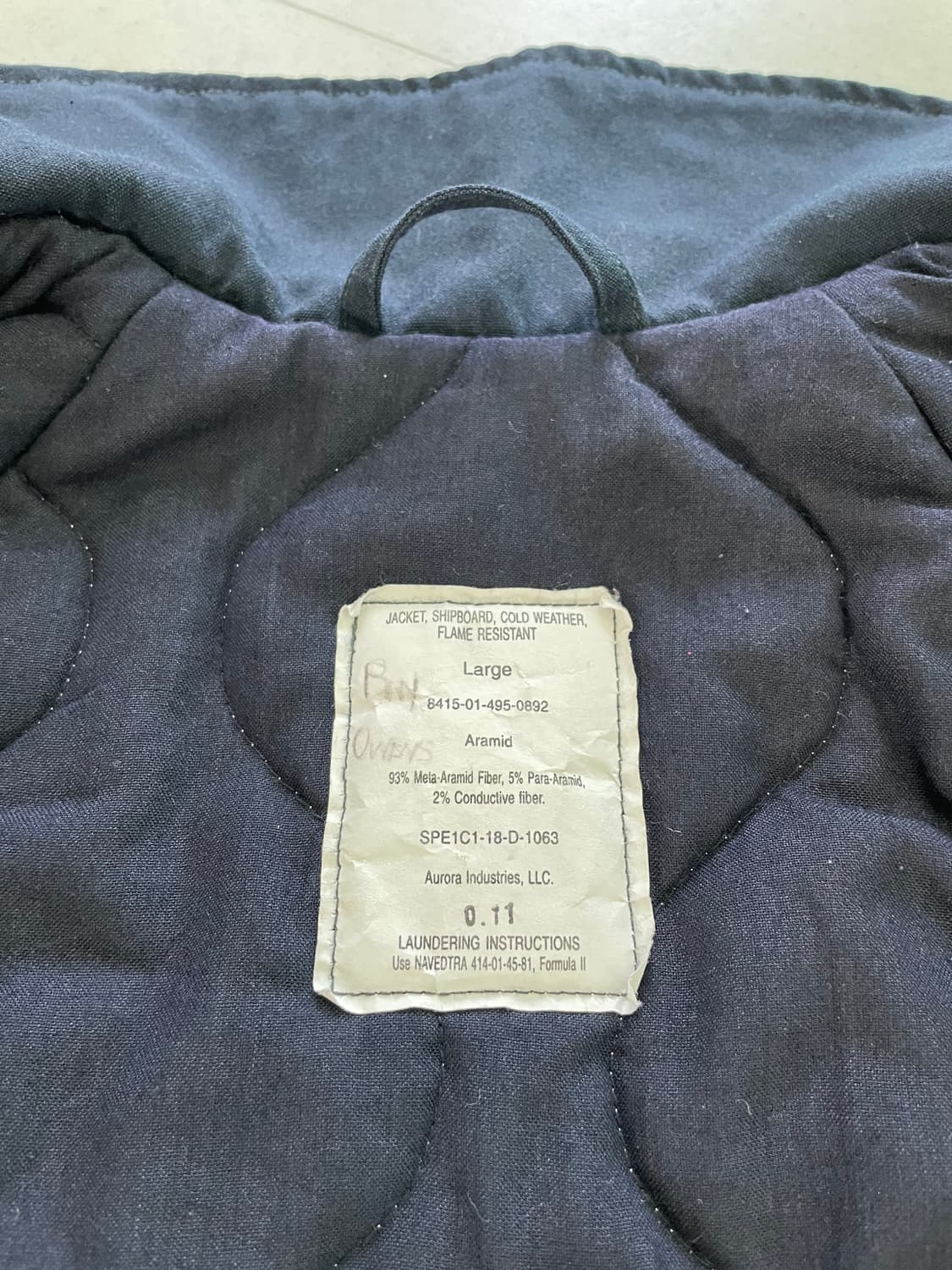 [L] 00's US NAVY SHIPBOARD JACKET 쉽보드 자켓 상품이미지3