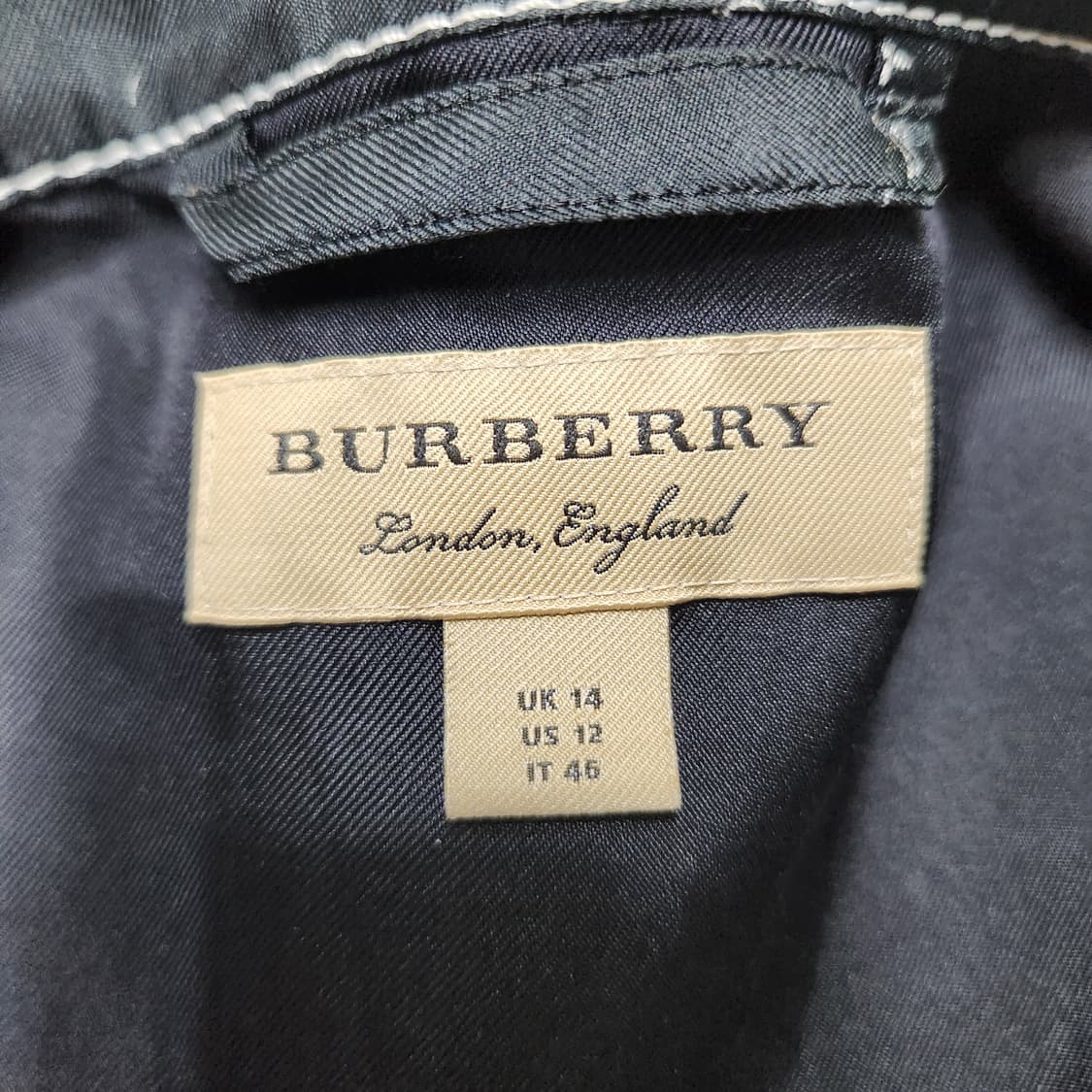 정품 버버리 여성 민소매 실크 블라우스 셔츠 Uk14 99 상품이미지8