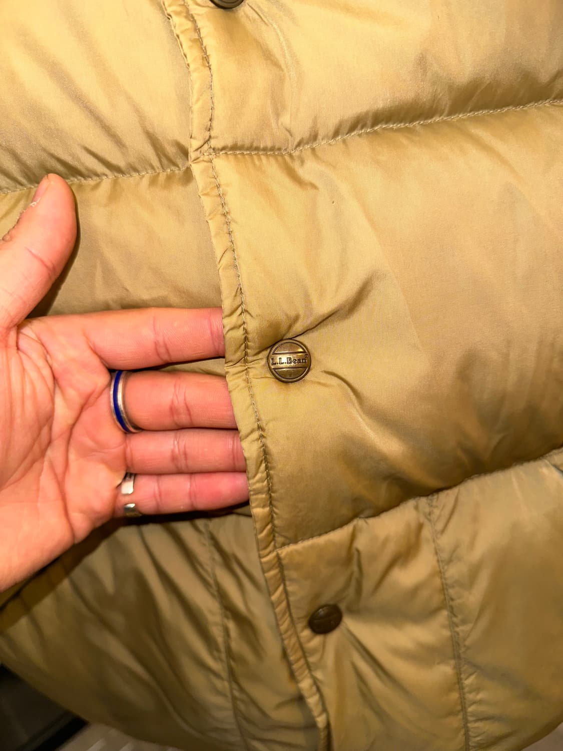 90’s LL Bean goose down padded vest  상품이미지6