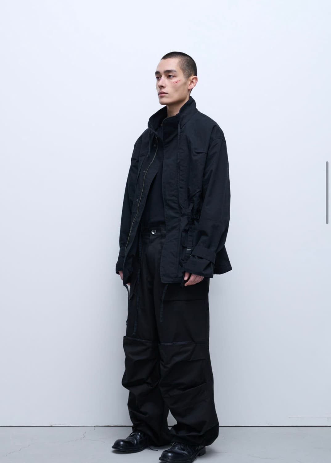 Etce STRAP FIELD JACKET BLACK XL 상품이미지4