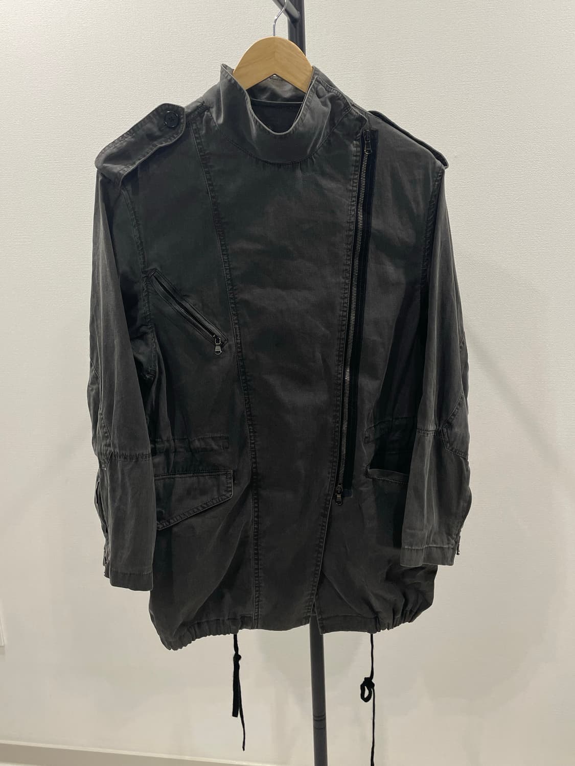 3.1 Phillip Lim 필립림 사선 하이넥 카키 필드 자켓 상품이미지3