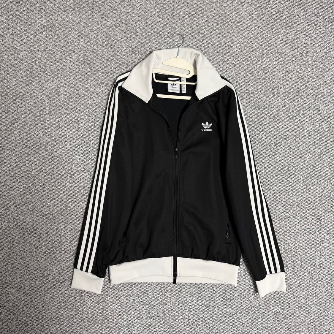 아디다스 베켄바우어 져지 블랙 화이트 L 트랙탑 검흰 상품이미지1